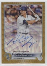 2022 Topps Chrome Veteran Gold Wave Refractor 23/50 Adam Frazier Auto 7ut
