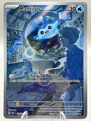 Pokemon Mantirps Art Rare | Deutsch PAR 189/182 Paradox Rift | Near Mint