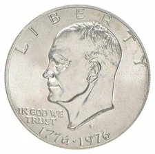 SPECIALLY MINTED S Mint Mark 1776-1976-S 40% Eisenhower Silver Dollar RARE