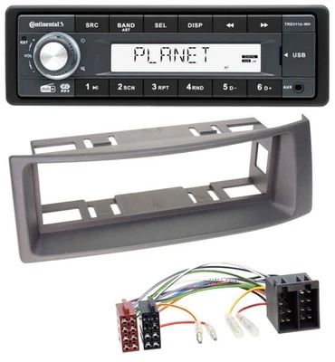 Continental MP3 AUX USB DAB 1DIN Autoradio für Renault Megane Scenic Classic Cab - Bild 1 von 4