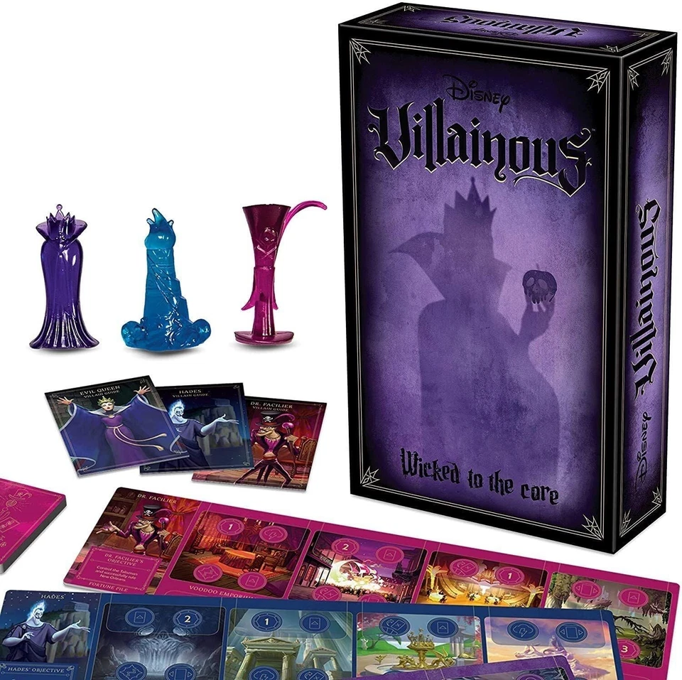 Ravensburger Disney Villainous: Wicked to The Core Board Game Ships Free! NEW! - Image 2 of 2