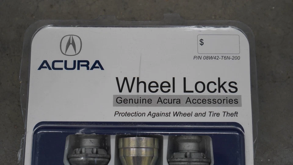 GENUINO FABRICANTE DE EQUIPOS ORIGINALES HONDA **USADO** Juego de pernos de bloqueo de rueda Acura NSX 08W42-T6N-200 2017-202 Foto 2 de 4