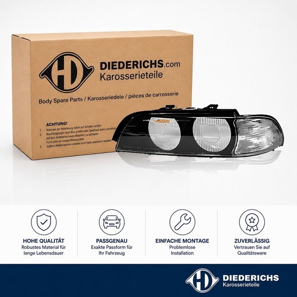 Streuscheibe Hauptscheinwerfer Links Diederichs 1223085 FÜR BMW-image