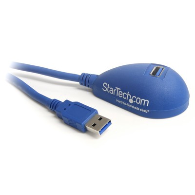 StarTech.com 5 ft Desktop SuperSpeed USB 3.0 Extension Cable - A to A M/F - USB