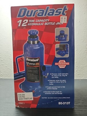 12 ton air hydraulic bottle jack  duralast