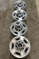 17" GMC SIERRA 2500 HD 3500 DENALI OEM STOCK WHEELS RIMS 8X180 CHEVY AT4 CLEAN