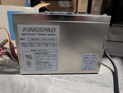 KINGSPAO KP-250T Switching Power Supply 250W 115/230v Power Tested - Picture 2 of 8