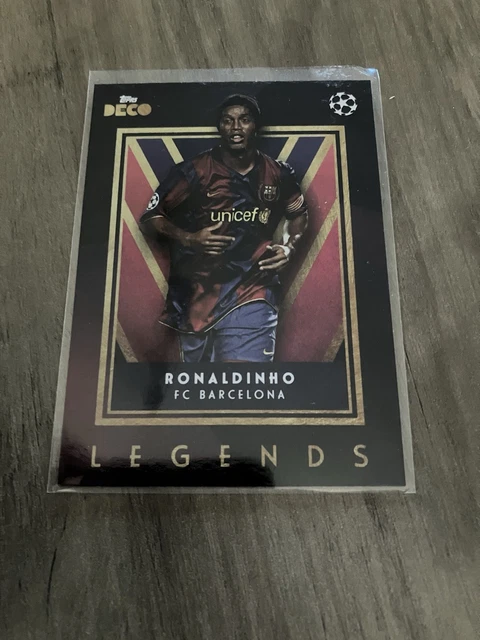 2023-24 Topps Deco UEFA Club Competitions - Legends Ronaldinho Fc Barcelona