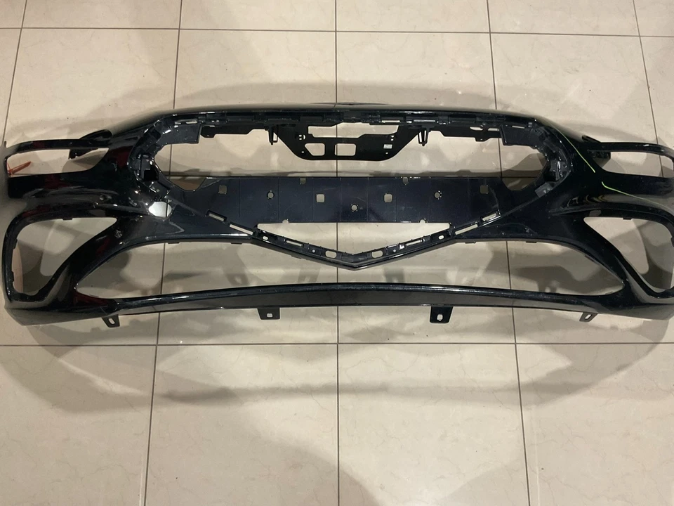 Front Bumper Cover Black 2021-2023 Hyundai Genesis G70 86556 g9500 OEM - Image 3 of 4