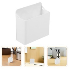 3 Pcs Suction Cup Stationery Storage Box White Board Pen Holder with