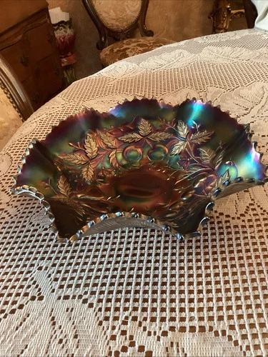 Northwood Three Fruits Carnival Bowl