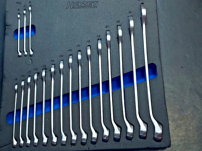 Hazet 603/18, 12 Point Combination wrench set 18 pc metric set 'Made In Germany'