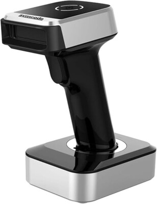 Wireless Barcode Scanner with Stand 2D Barcode Reader with Stand Bluetooth 2.4G