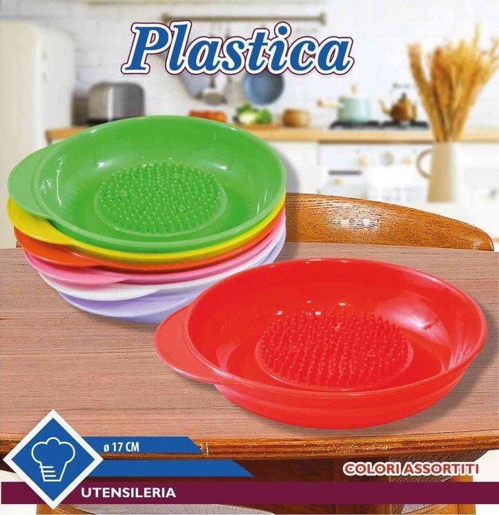Set De 12 Piezas Rallador De Plástico Colorido Plato Rallador De Manzana HMJ