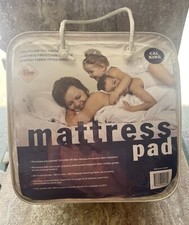 NEW Mattress Pad California King Percale Quilted Cotton Mattress Cover New