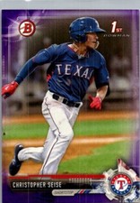 2017 Bowman Draft #BD-74 Christopher Seise Purple #/250
