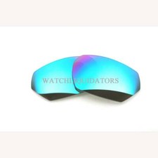 REPLACEMENT LENSES FOR SPY OPTIC QUANTA SUNGLASS W/ DARK GREY ARCTIC BLUE MIRROR