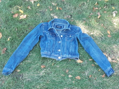 Womens Rue 21 blue Denim jean Jacket sz 