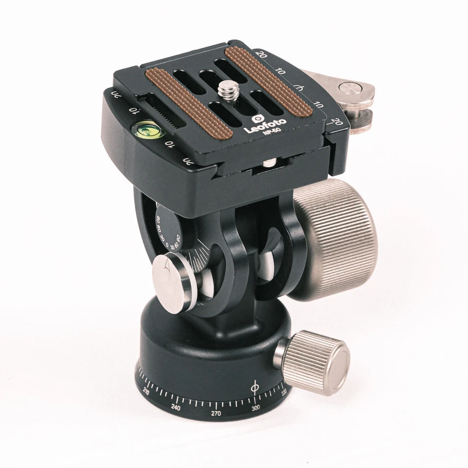 Leofoto VH-20LR 2-Way Monopod Head | Arca Compatible Lever Clamp - Image 2 of 4