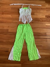 Bright Green  White Recital Dancewear