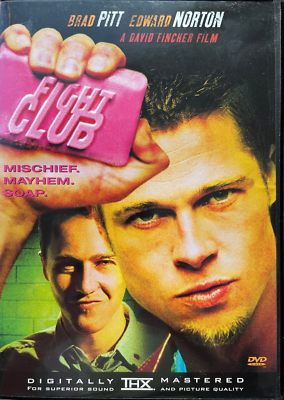Fight Club (DVD 1999 20th Century Fox) Brad Pitt, Edward Norton