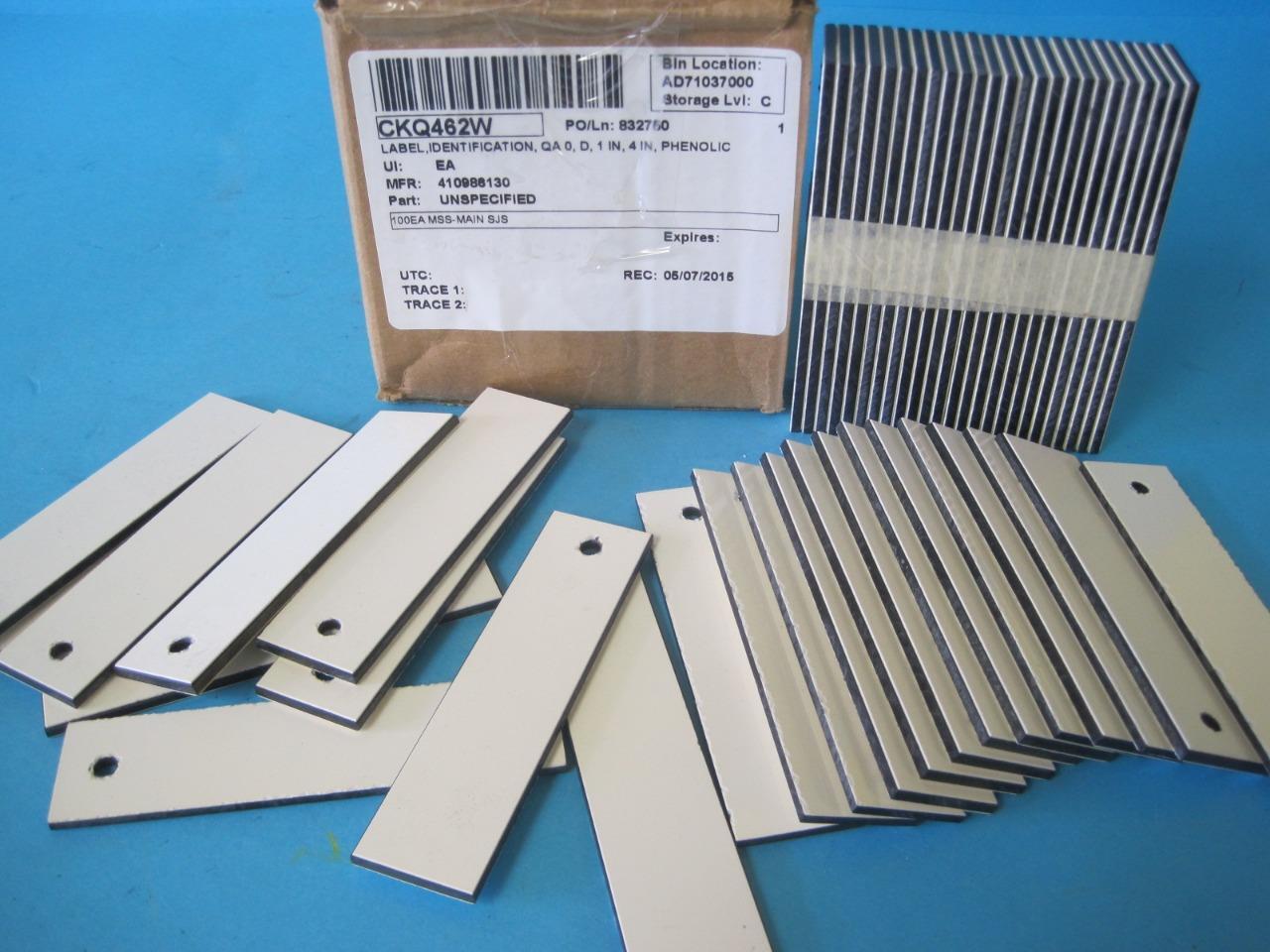 Electrical Panel Phenolic Labels