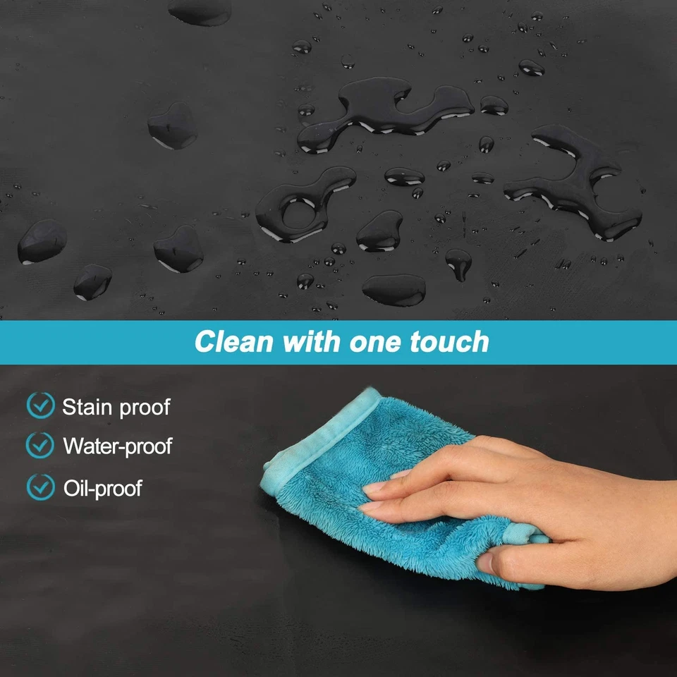 Waterproof Rubber Vinyl Apron 40 Inch Heavy Duty Chemical Work Apron Durable wit - Image 3 of 4