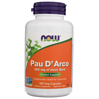 NOW FOODS Pau D'arco 500 mg 100 Kapseln