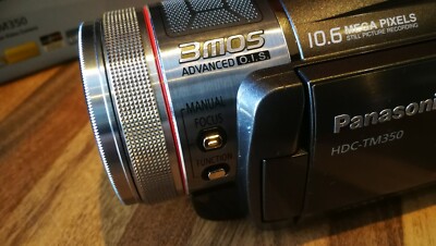 Panasonic HDC-TM350 HD Camcorder - Boxed - Manual Lens Ring