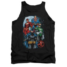 JUSTICE LEAGUE THE FOUR Licensed Men's Graphic Tank Top Sleeveless Tee SM-2XL