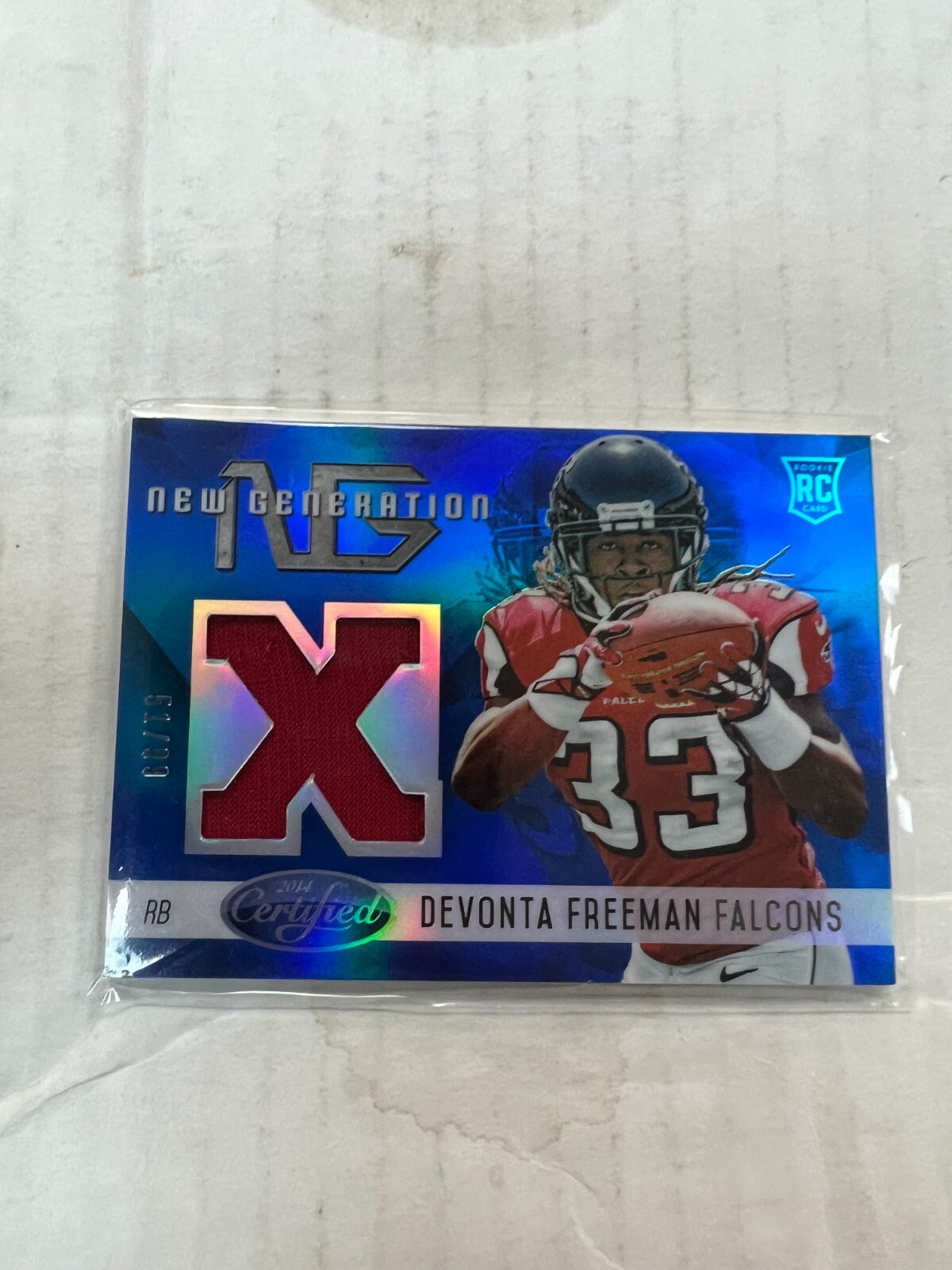 Devonta Freeman 2014 Panini Certified Rookie Jersey Blue #NG-DF #51/99 NrMt
