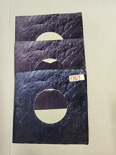 45 RPM 7" RECORD SLEEVES CO. SLEEVE 3 PACK SEE PHOTOS - Capitol SLV160