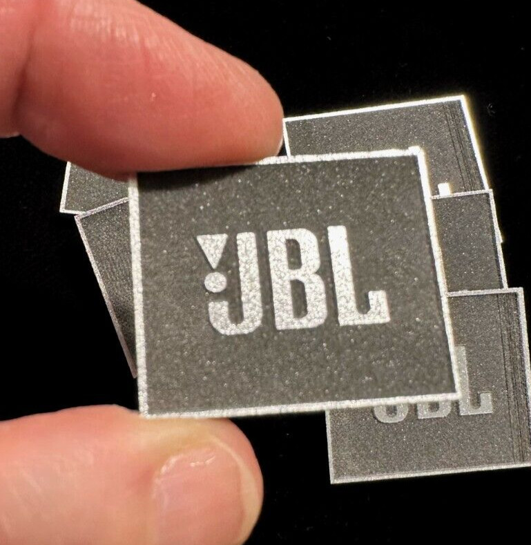 A PAIR (2) of JBL Decade Logo Badge Speaker Grill Compatible