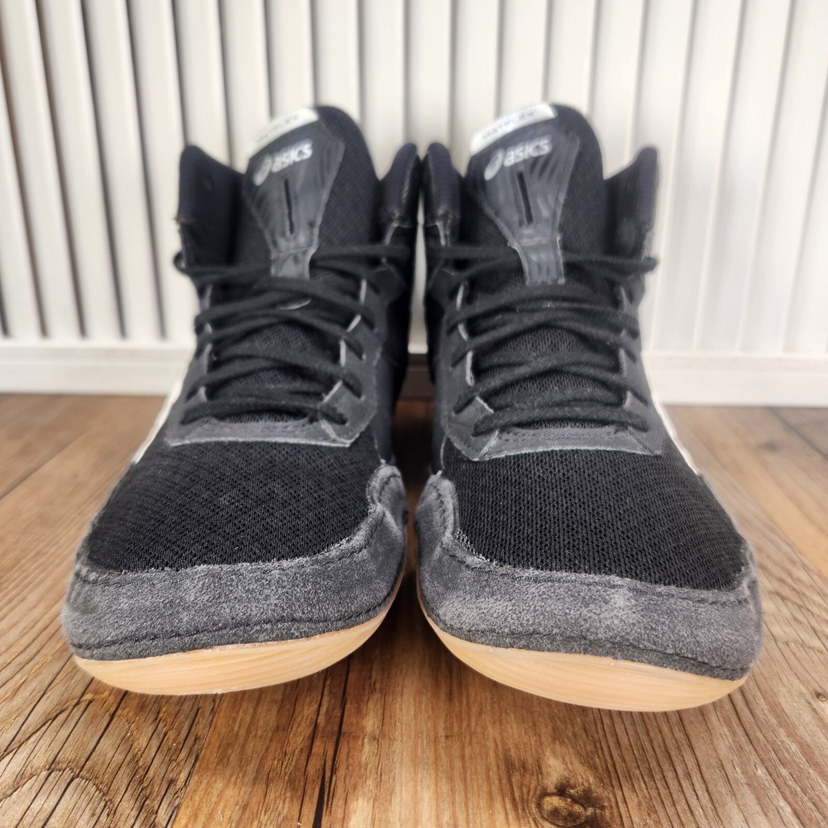Asics Matflex 7 Wrestling Shoes Mens 10.5 Black High Top Grappling MMA Sneakers Built for the Mat ?‍♂️ ​Ready for a long season. Whether  main image 2