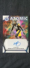 2022 Minkah Fitzpatrick Blue Foil Atomic Auto /5 Elements #AA-MF Steelers