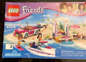 Lego Friends Instruction Booklets x 3