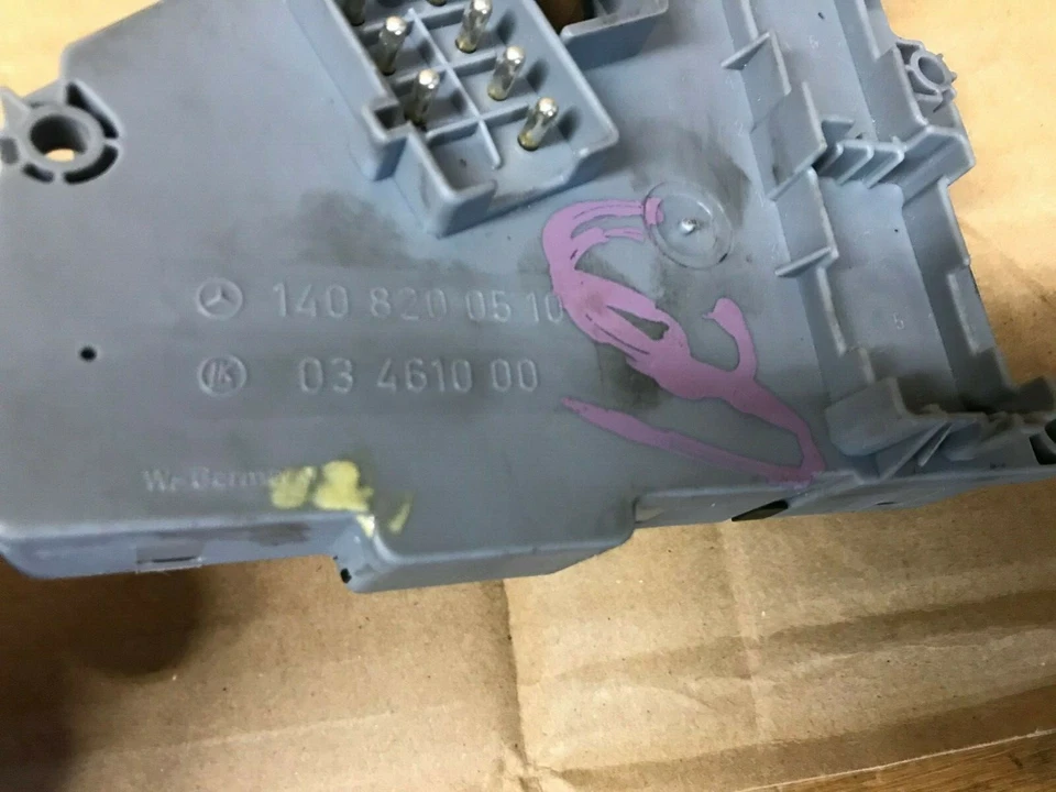 PANEL INTERRUPTOR DE CONTROL ASIENTO CONDUCTOR DELANTERO IZQUIERDO MERCEDES BENZ CLASE S R140 OEM 94-99 Foto 4 de 4