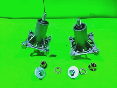 LAWNMOWERPARTSWORLD 2 Deck Spindle Pulley Kit for Craftsman Husqvarna 42 46 48 54 Inch 192870 187292