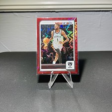 Mikal Bridges 2023-24 Hoops #95 Red Explosion 9/15 Brooklyn/ New York Knicks