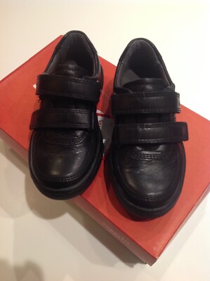 Superfit (3-08455-01) Boys Black Leather School Shoes Size 25 (UK 7), NEW 