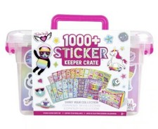 Fashion Angels 1000 Cute Stickers 35 Sticker Sheets Keeper Crate Box Set