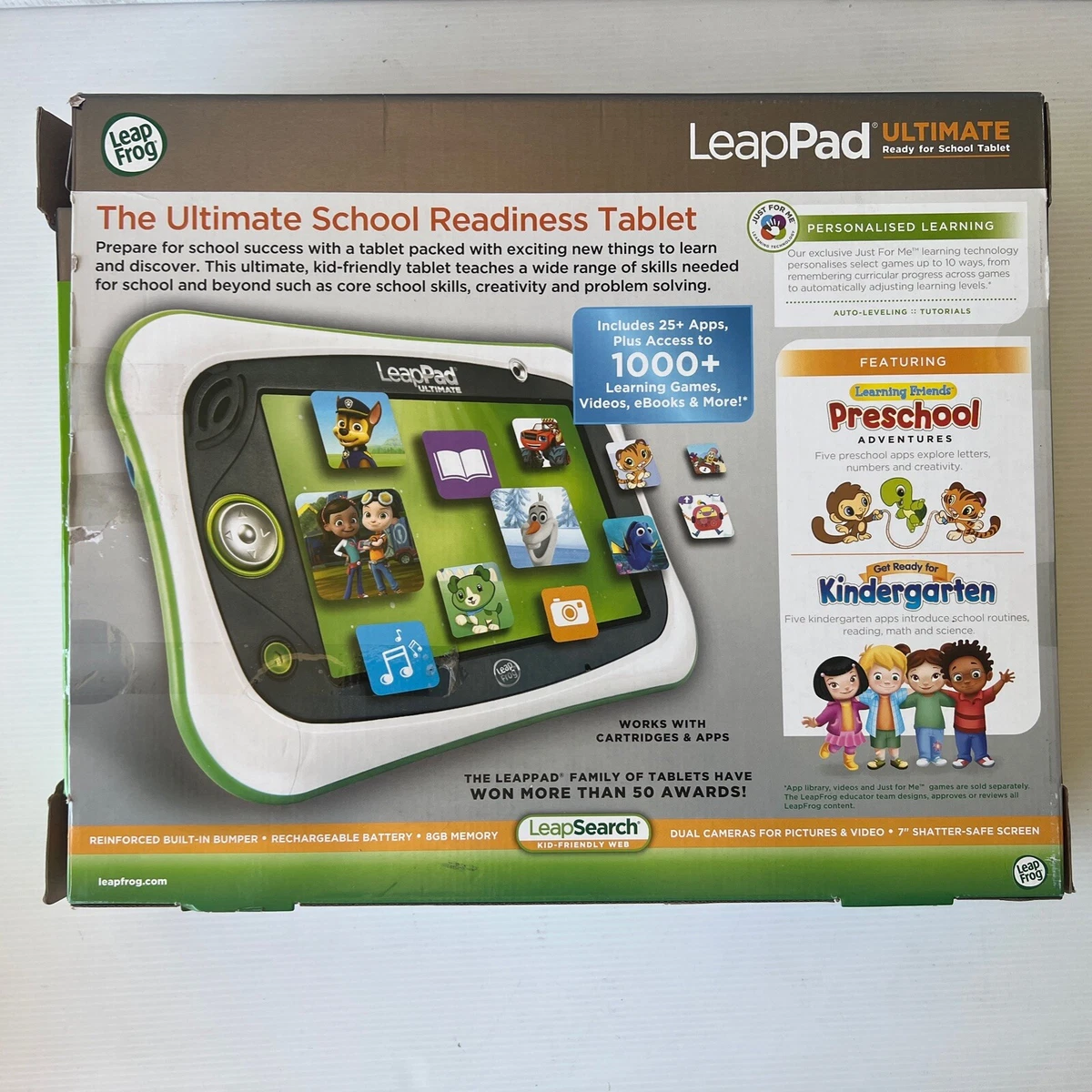 LeapFrog LeapPad Ultimate Get Ready for School Tablet Green