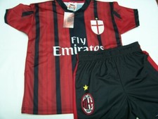 KIT MAGLIA + PANTALONCINO MILAN TAGLIA XL MAGLIETTA FARAONE EL SHAARAWY ADULTO