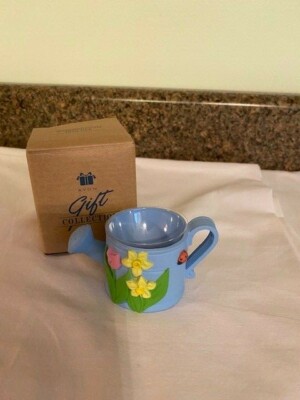 Vintage Avon Watering Can Egg Cup New in Box CUTE display!