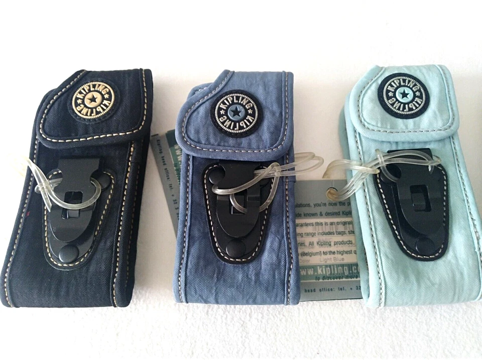 KIPLING PORTA CELLULARE TESSUTO LAVABILE Colore NERO COVER SMARTPHONE NUOVO - Immagine 4 di 4