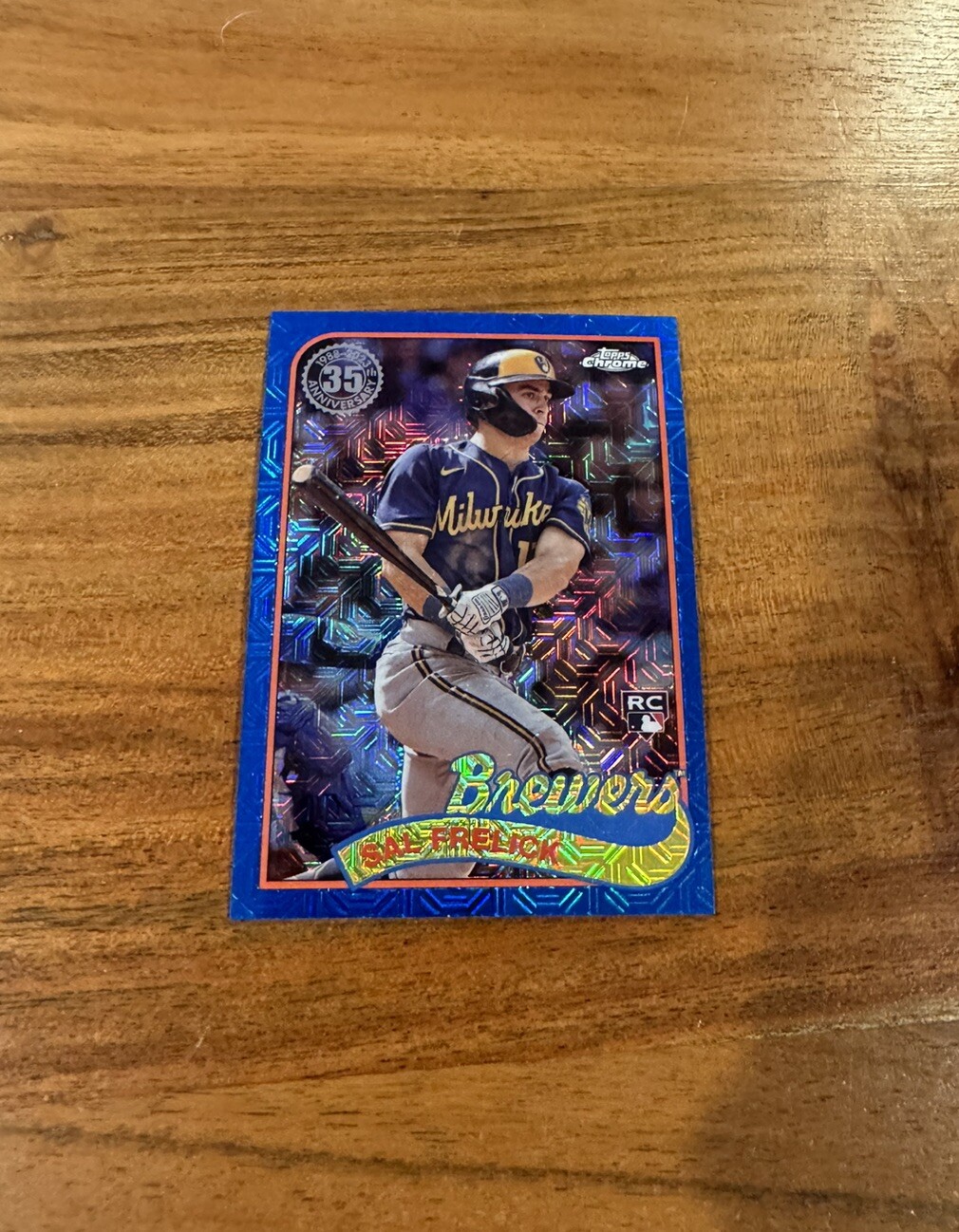 Sal Frelick 2024 Topps Silver Pack Chrome Blue Mojo Refractor /150 Rookie NRMT+