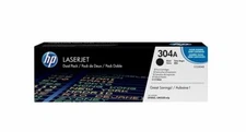 GENUINE HP 304A CC530AD LASERJET BLACK DUAL PK CP225 CM2320