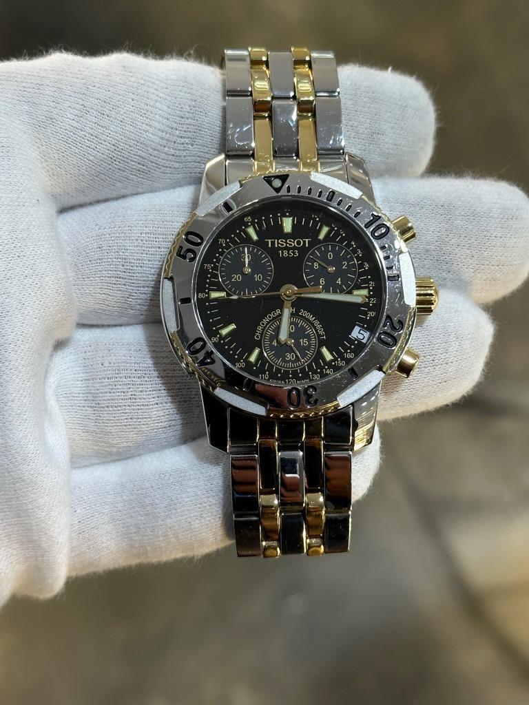 Tissot PRS200 Quartz Chronograph T17.2.486.55 Two Tone Watch Tissot PRS200 Quartz Chronograph T17.2.486.55 Two Tone Watch