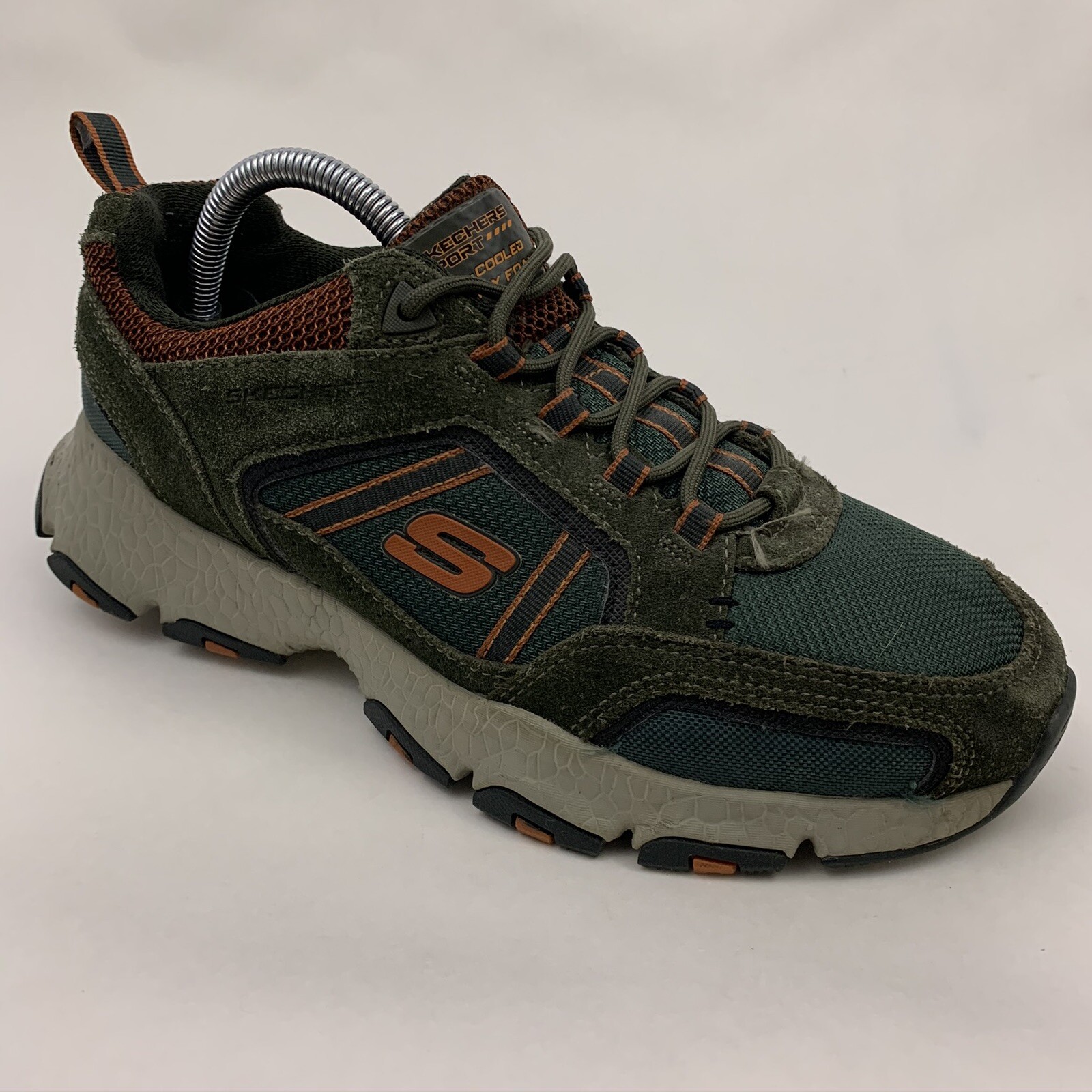 skechers olive green sneakers