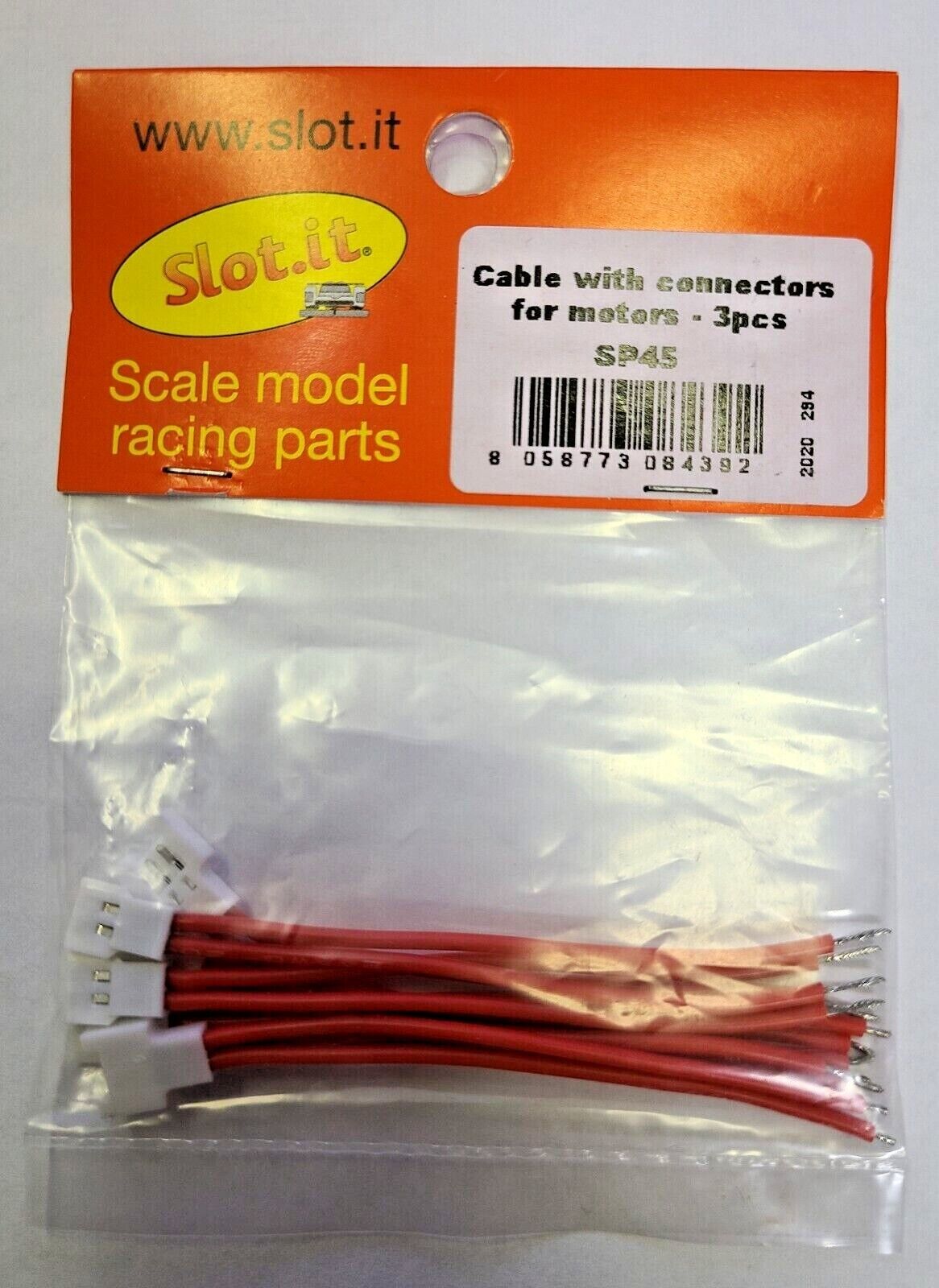 SISP45 Slot.it Lead Wire Cable w/Connector Plugs for SP43 Carrera Chip 1:32 Slot